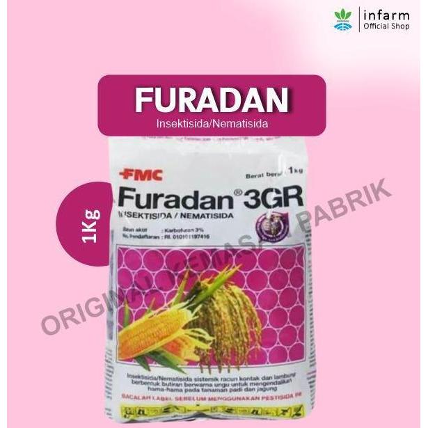 - Furadan 3GR Iektisida Pengendali Hama Tanaman obat hama tanaman padi obat hama cabai & jagung gran