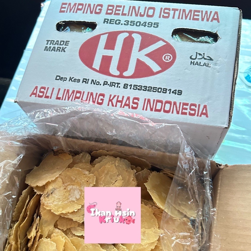Emping Belinjo Istimewa HK / Kering 250g, 500g, 1000g