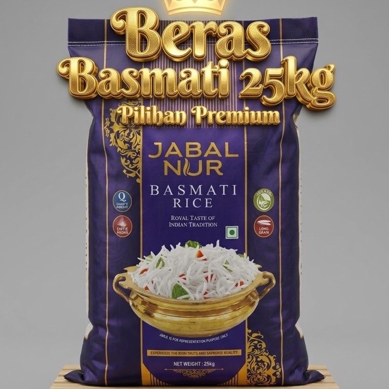 Beras Basmati 25 Kg Jabal Nur Creamy Sella 1121