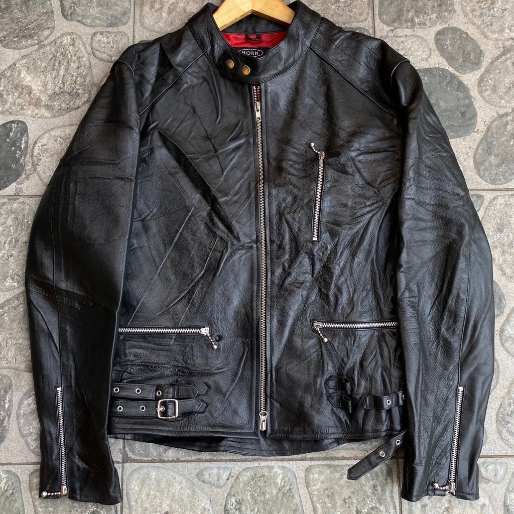 Horn works caferacer leather jacket