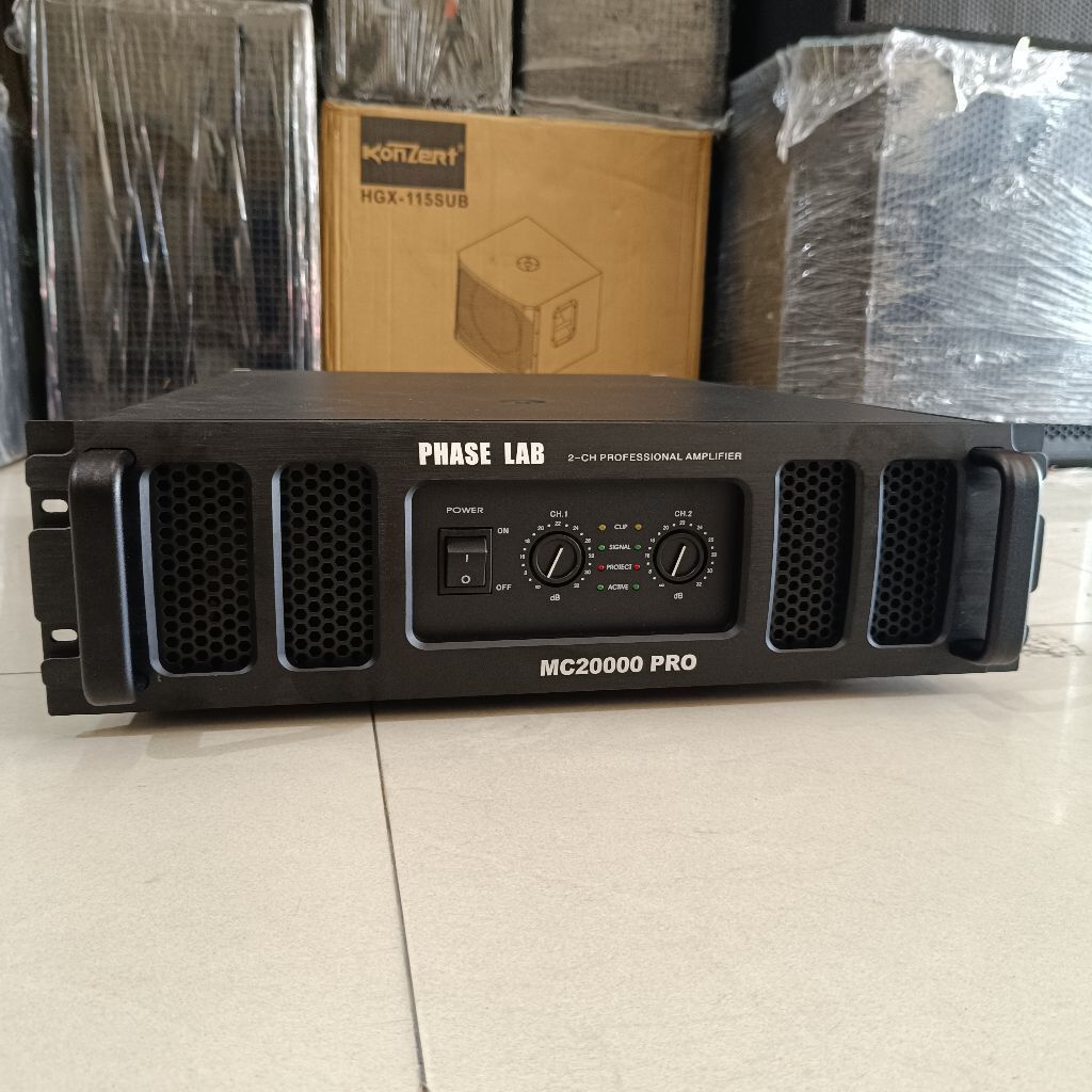 Power Phaselab MC-20000 Pro Original Power 2 channel Phaselab MC20000 Pro Original Phase Lab MC-2000