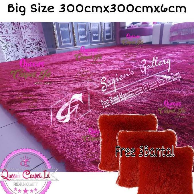 Karpet-Matras Bulu Jumbo Size 300x300x6cm/Surpet Jumbo Empuk Anti Slip