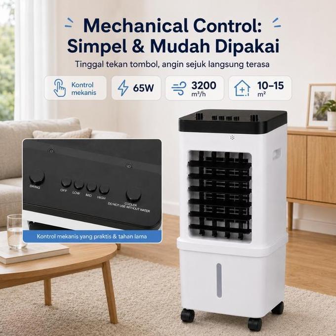 Covenant Official Evaporative Air Cooler AC-05 Pendingin Udara Ruangan Portabel dengan Ice Box 15L L