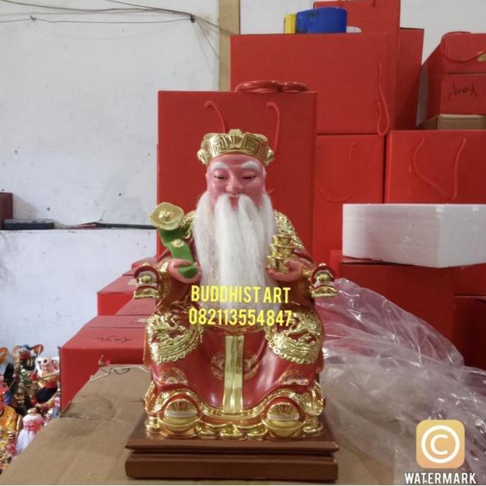 Patung dewa tuapekong dewa bumi tecukong 12 inch