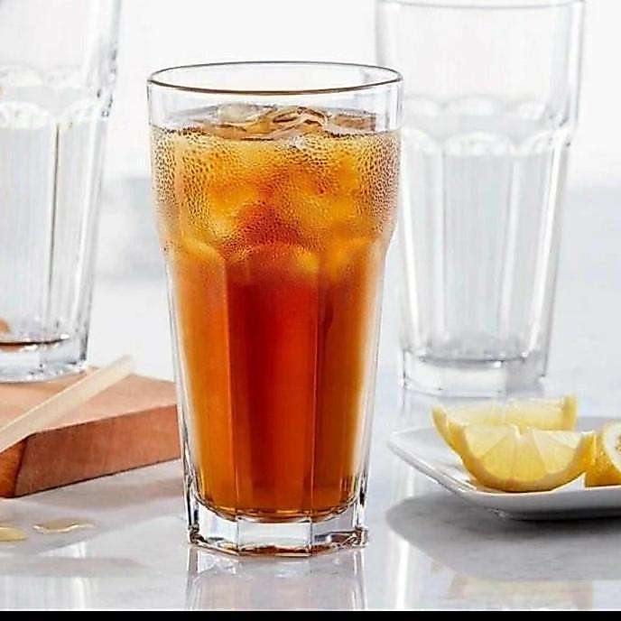 '+'+'+'+] Gelas Kaca T1676 Bening Tinggi Highball Kapasitas Jumbo Besar 500ML Gelas Standard Cafe Re