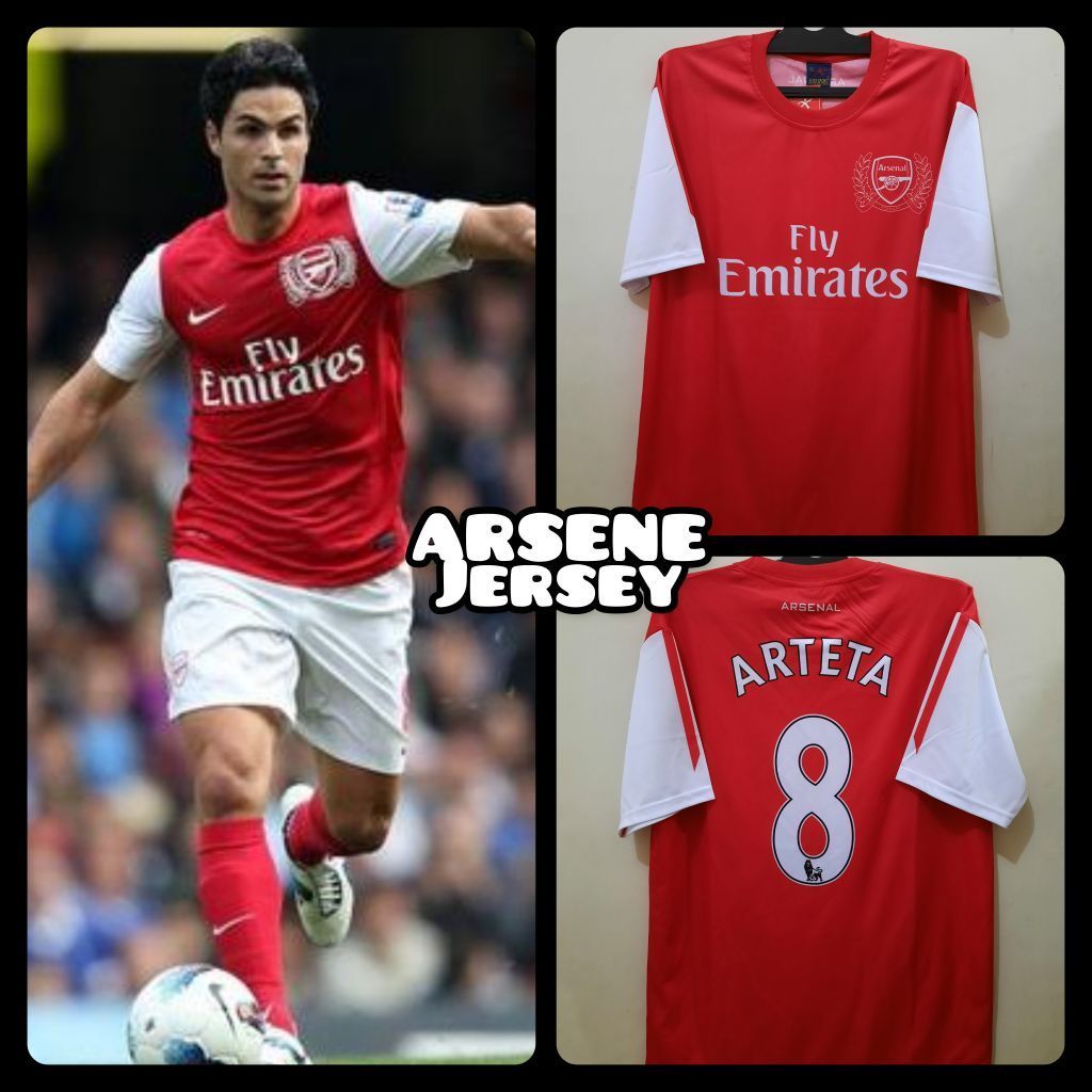 Jersey Arsenal Home 2011/12 nameset 8 & 12 Aurisport