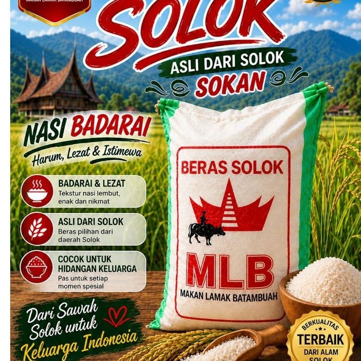 Sokan, Beras Solok 10 Kg