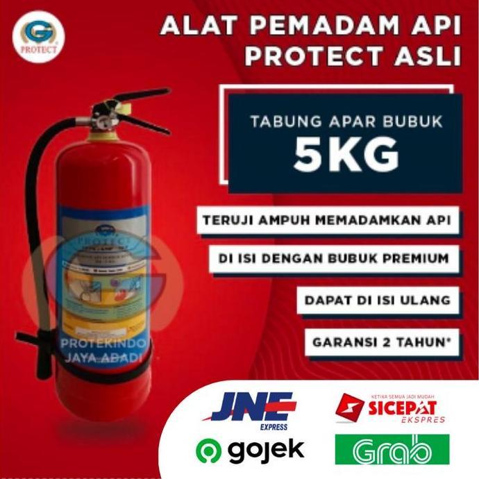 Pilihan - Apar 5 Kg Protect Powder / Alat Pemadam Kebakaran / Apar 5Kg
