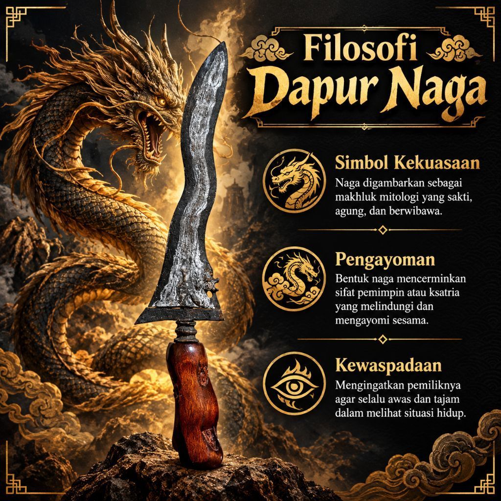 keris mini naga layak koleksi spesial