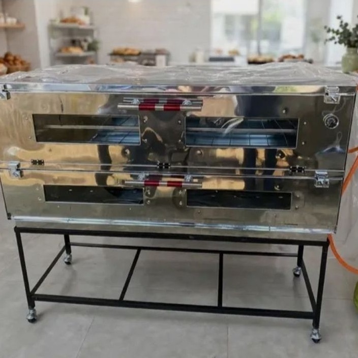 Oven gas stainless 120 CM