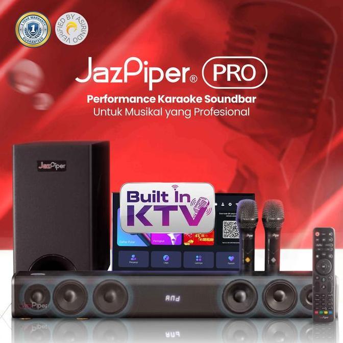 JazPiper PRO - Professional Karaoke Soundbar / Home Theatre Soundbars / Alat Karaoke Rumahan Praktis
