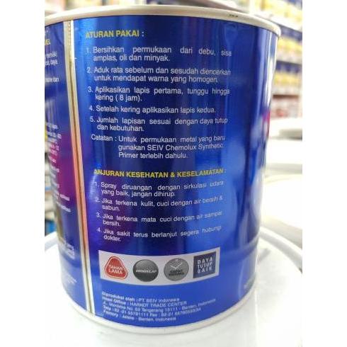 CAT KAYU BESI SEIV CHEMOLUX PUTIH DOFF / WHITE DOFF 1 KG