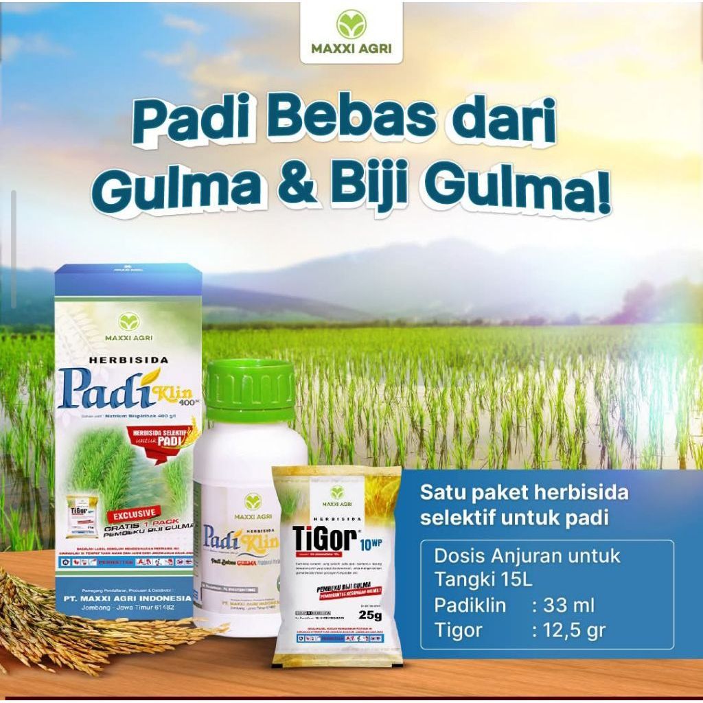 [Paket] Padi klin 400 SC selektif padi  - Herbisida selektif padi