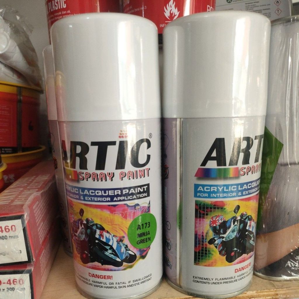 Cat Semprot Artic Clear Pilox Motor Clear