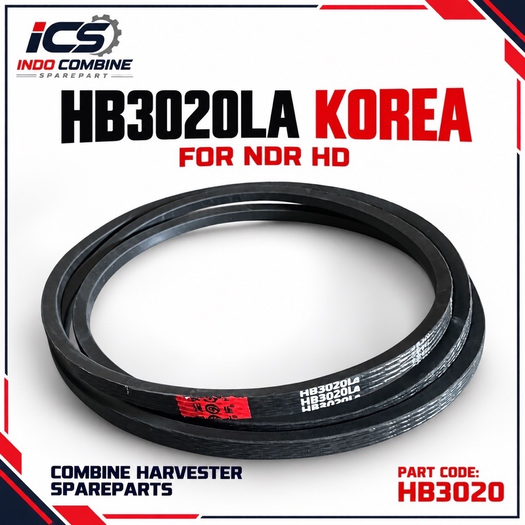 FANBEL ULIR NDR HB3020 V-BELT SPAREPART COMBINE HARVESTER | INDO COMBINE SPAREPART