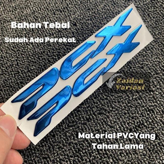 Promo Emblem PCX 160 150 CBU Silver Gold Hitam Thailand - Aksesoris Motor stiker Motorcycle Diskon