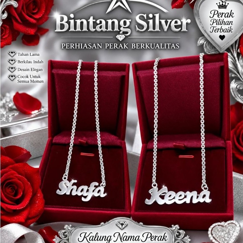 Kalung Perak Nama Anak, Dewasa