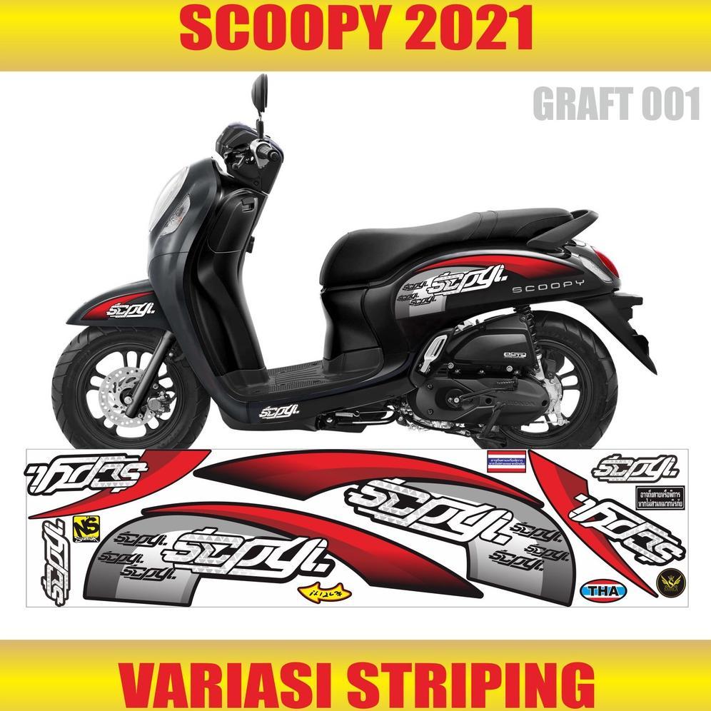 Gratis Ongkir Striping Variasi Scoopy 2021 Variasi Striping Scoopy 2021 - Lis Variasi Scoopy