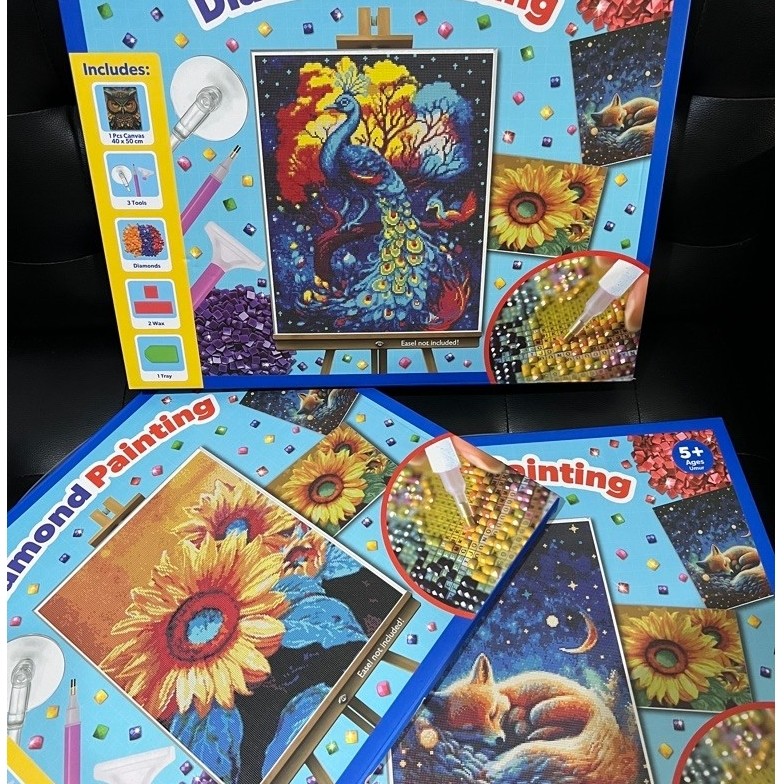 [ NEW ] KIDDY STAR 40x50 cm Set Diamond Painting Kristal Mozaik Kit Set Diamond Painti