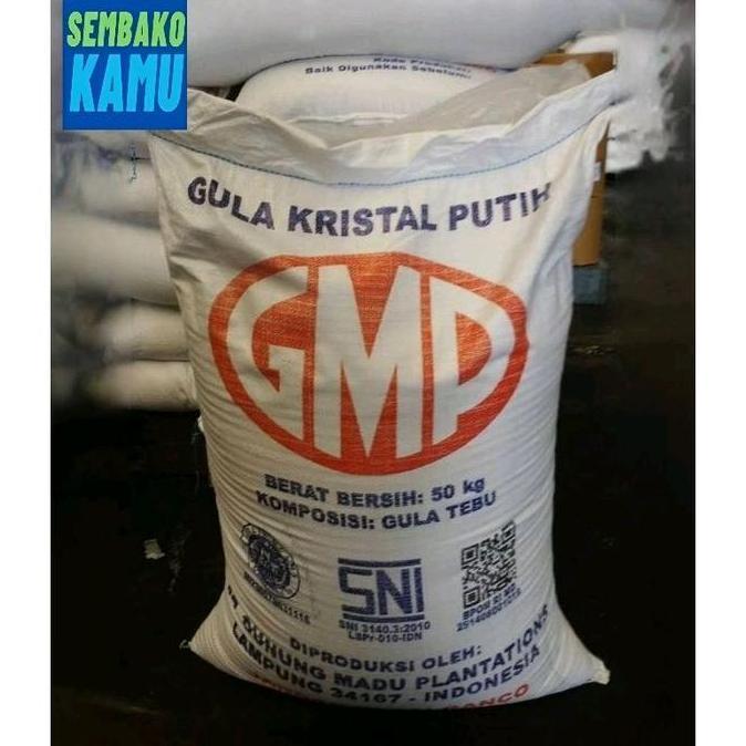FAKINAJAYUUU - GULA PASIR GMP 50 KG - GULA PASIR KRISTAL GMP