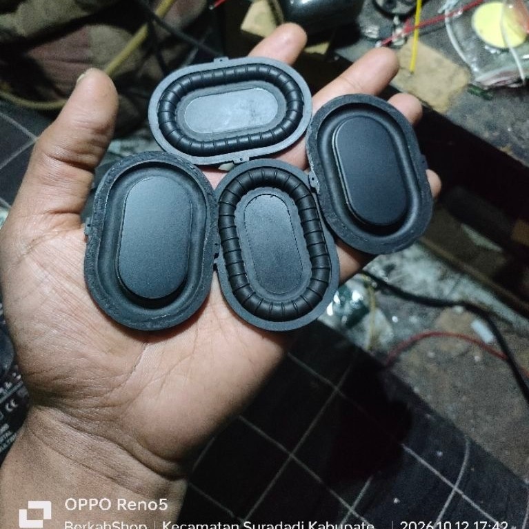 pasif passive Bass Radiator Speaker Mini Oval