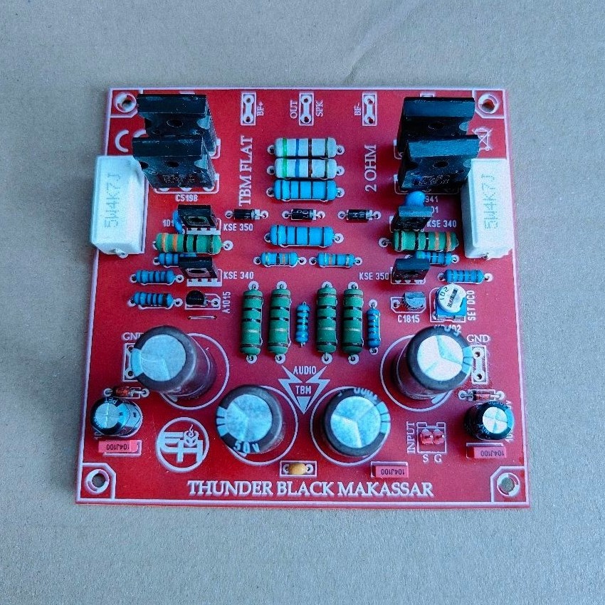 Kit driver tbm 2 ohm flat low mid tebal padat
