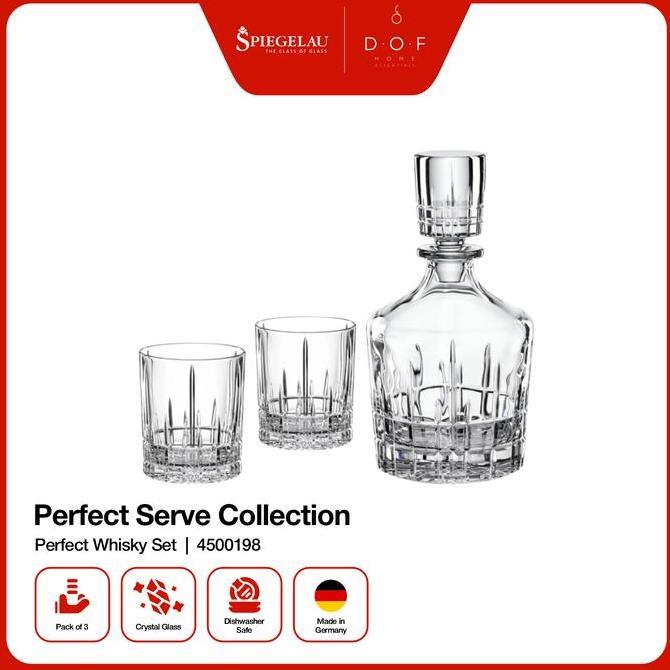 SPIEGELAU PERFECT SERVE COLLECTION PERFECT WHISKY SET/3 | GELAS WHISKY CRYSTAL PREMIUM ISI 3 PCS BIS