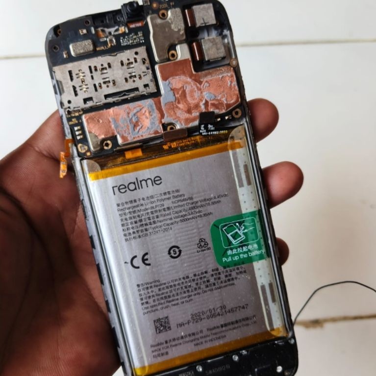 mesin handphone opo a3s hidup