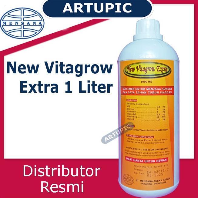 NEW VITAGROW EXTRA 1 liter ATP Vitamin Mineral Pertumbuhan Ayam Unggas DISKON