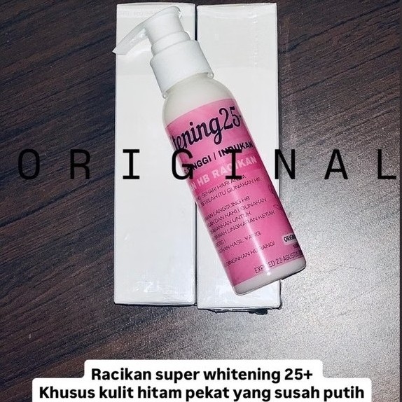 LOTION PEMUTIH HB super whitening pluss_hb pemutih paling ampuh _Handbody racikan WHITENING25++ LOTI