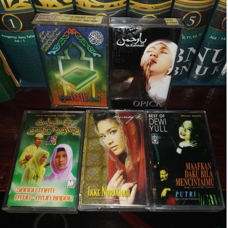 Kaset Religi Indonesia sepaket isi 5 kaset