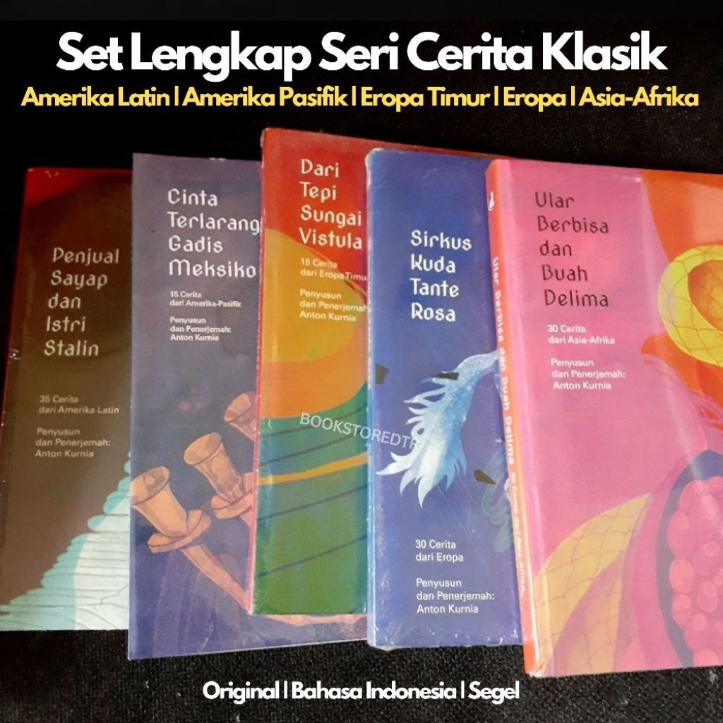 Buku Cerpen Penulis Populer Dunia Set Lengkap 5 Buku ( Fyodor, Kafka, Dickens, Tolstoy, Murakami, Or