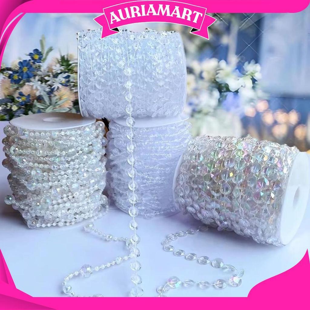 READY Tirai Manik Manik Tirai Kristal Akrilik Beads Curtain Dekor Tirai Dekorasi Pintu Termurah