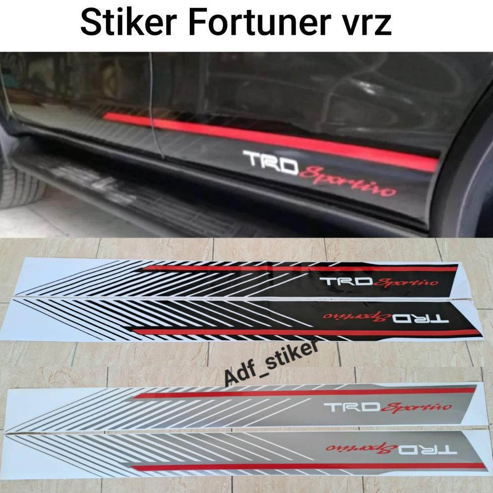 Stiker list body Fortuner vrz 2016-2020 / stiker fortuner trd sportivo fortuner vrz