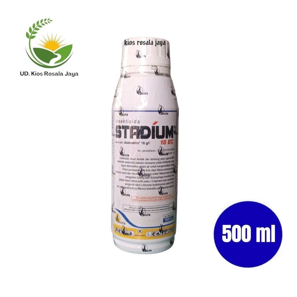 Insektisida Stadium 18 EC bahan Aktif Abamektin 500 ml