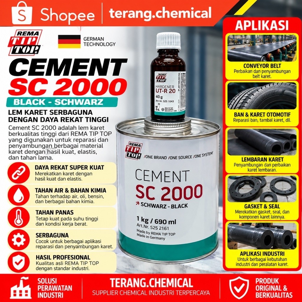 CEMENT TIP TOP SC 2000 LEM KARET