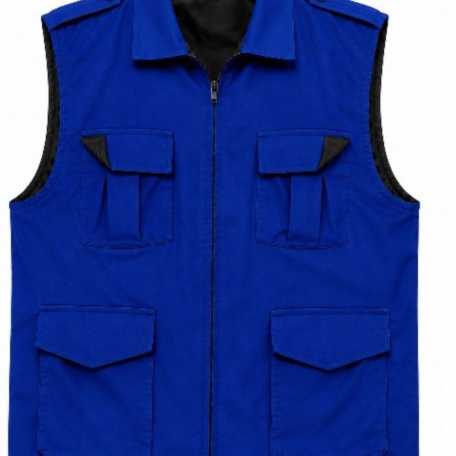 ROMPI BIRU POLOS / VEST BIRU POLOS