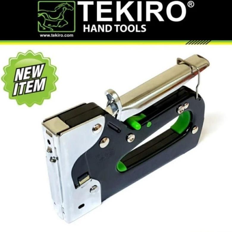 TEKIRO Staples Tembak 3 IN 1 | Tembakan Steples  6-14mm | Gun Staple JOK MOTOR MOBIL SOFA KURSI Step