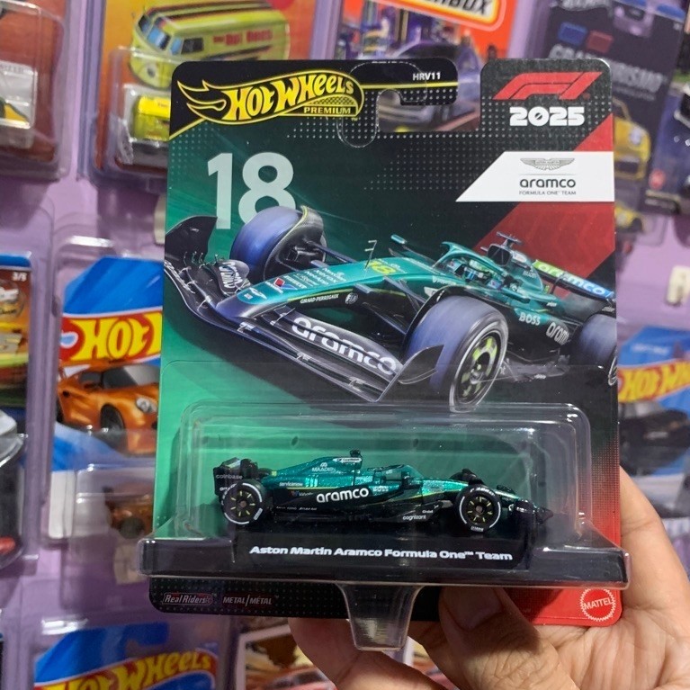 Hot Wheels Premium Formula 1 F1 Aston Martin Aramco 14 Fernando Alonso