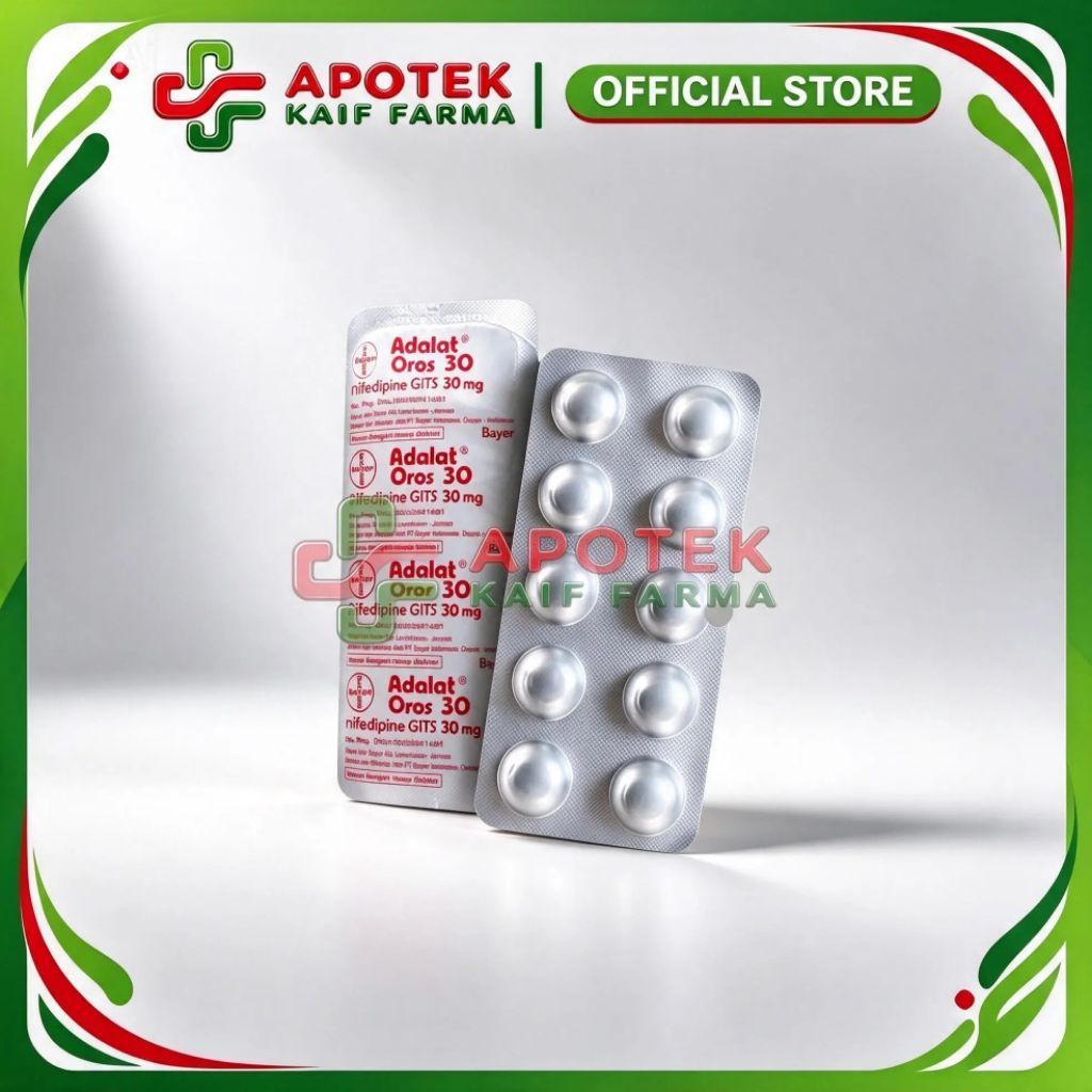 Ready || Adalat oros 1 strip @ 10 Tablet