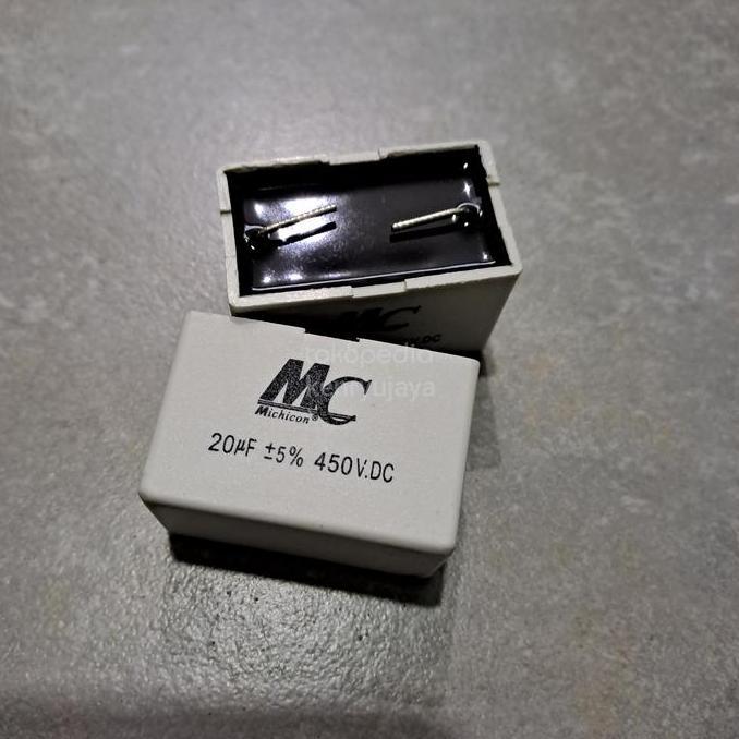 Kapasitor Kawat 20uf 450 VDC