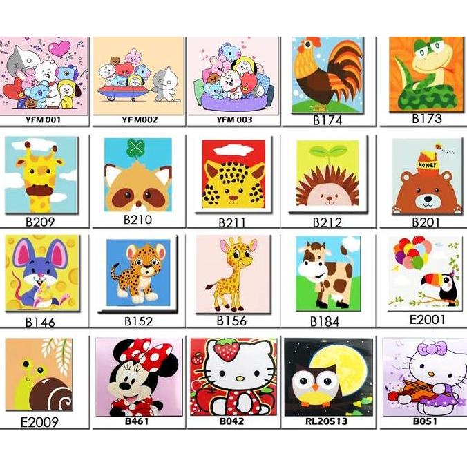Pagex- Meth Bts Series Bt Cute Army Paint By Number Painting By Numbers Diy