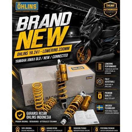 /////] Shock Ohlins Yamaha Xmax - YA241 (LOWERING 330mm) GARANSI RESMI