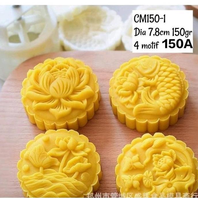 TERMURAH - cetakan mooncake 150gr cetakan kue bulan