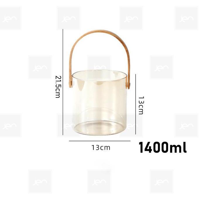 Keranjang Buah Ember Minuman Serbaguna Glass Fruit Bucket Ice Bucket Murah