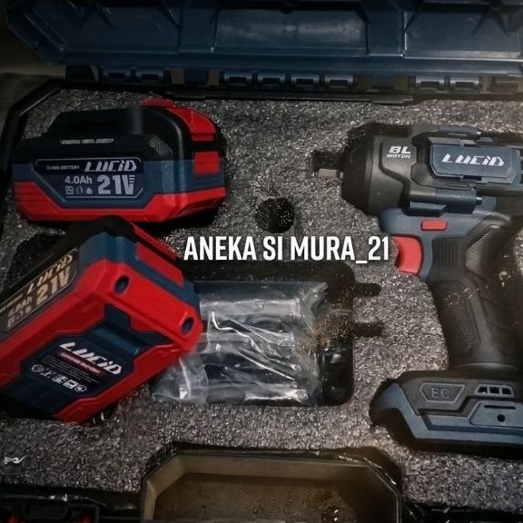 LELANG-BATERAI IMPACT Lxt Bawaan LUCID LH500 GEN2 Cocok utk Makita,Isku,JLD,APR,KAMOLEE