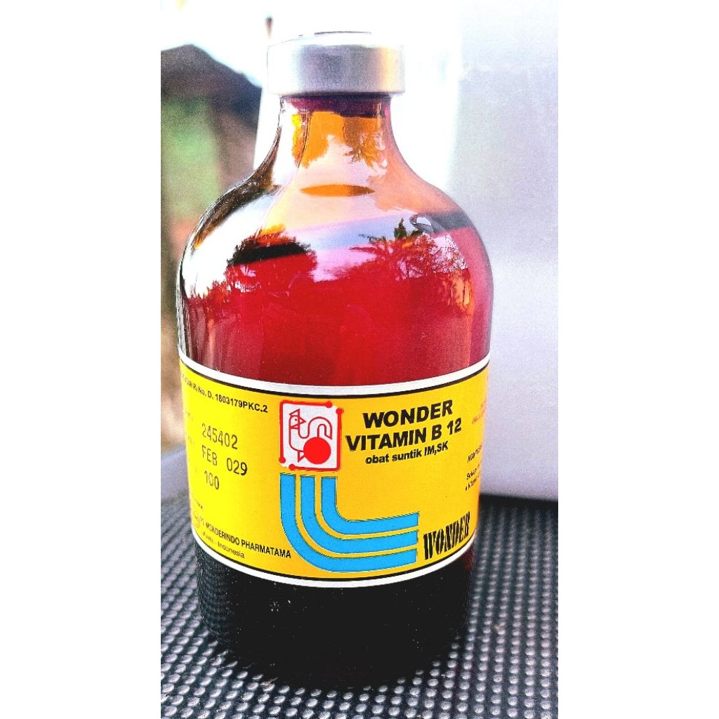 WONDER B12 (vitamin khusus untuk menambah nafsu makan ternak)