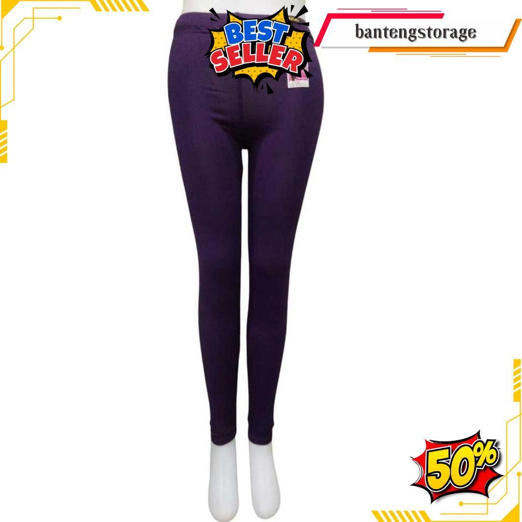 Celana Leging Dewasa Panjang Merek Guojisan Bahan Katun Spandek Impor Uk Std - Jumbo Termurah Banget