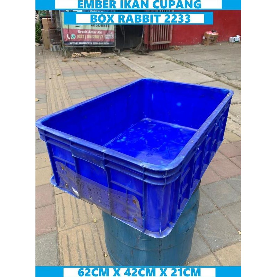 BEBAS ONGKIR - Bak Plastik Kotak Keranjang Rapat Box Buah Plastik Box Reptil Box 22