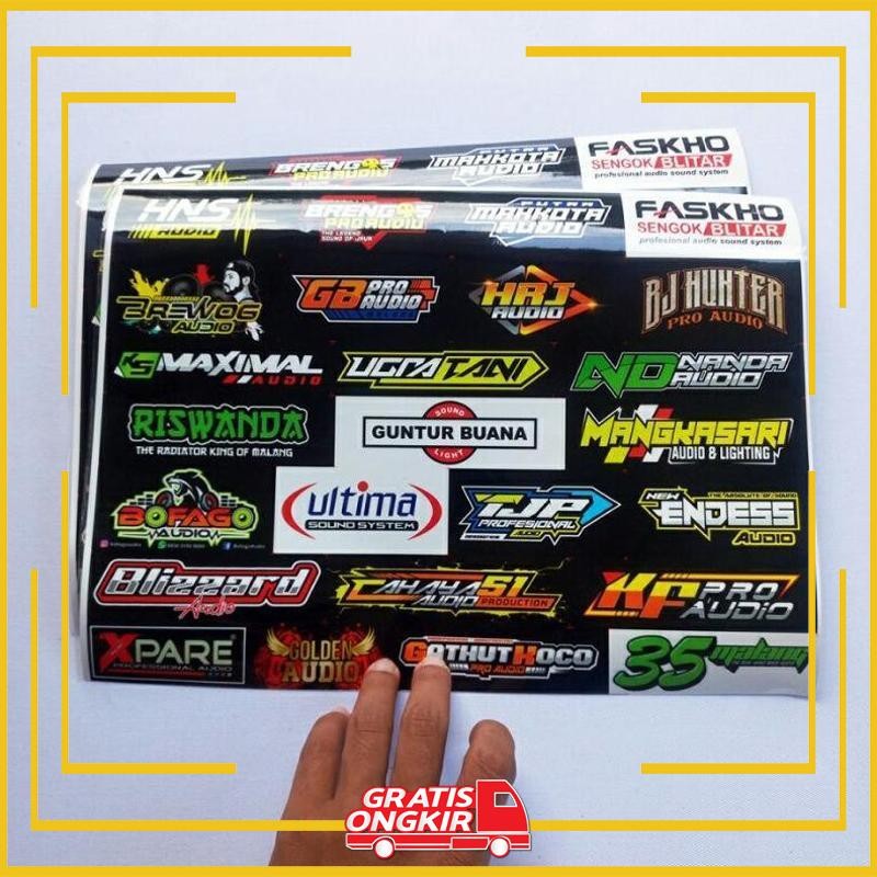 

HARGA TERMURAH STIKER SOUND SYSTEM VYNIL DOFF JERUK ANTI AIR - Isi 28/25/26/31/32 - Brewog Brengos k5 maximal HRJ Riswanda Viral Kekinian Terbaru 2025 PS-73
